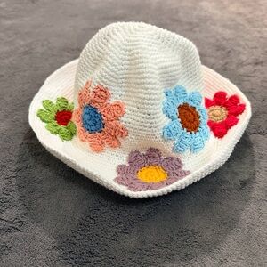 Floral Crochet Women's Hat